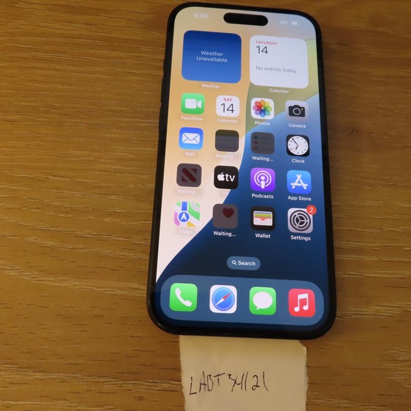 Apple iPhone 15 - T-Mobile, 128 GB, Black, A2846