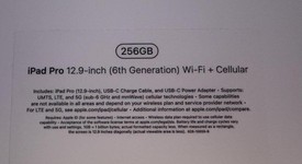 Good
													Apple iPad Pro 12.9" 6th Gen 2022 - Unlocked, Gray, 256 GB, photo 1 of 15