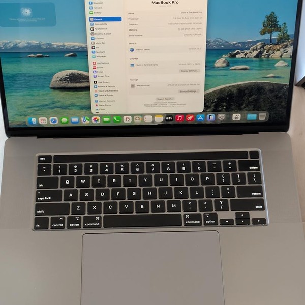 MacBook Pro 2019 - 16 inch - 512 GB, Gray, 32 GB, Intel Core i7