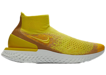 Nike Rise React Flyknit Sonic Yellow for sale