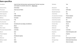 Fair
													Dell Inspiron Laptop, photo 3 of 12