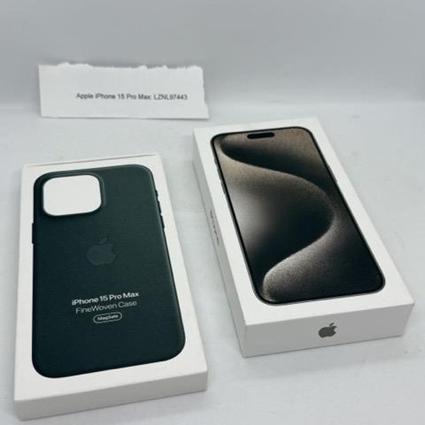 Apple iPhone 15 Pro Max - Unlocked, 256 GB, Natural, A2849