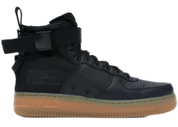 Nike SF Air Force 1 Mid Black Gum for sale