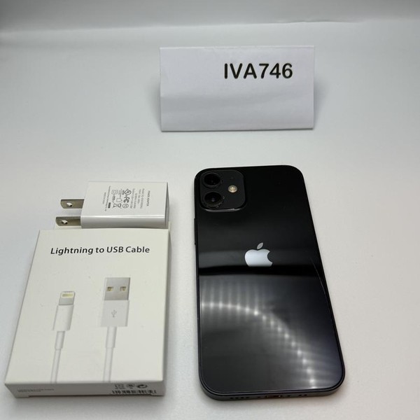 Apple iPhone 12 Mini - Unlocked, 64 GB, Black, A2176