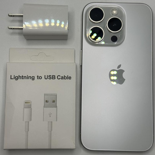 Apple iPhone 15 Pro - Unlocked, 128 GB, White, A2848