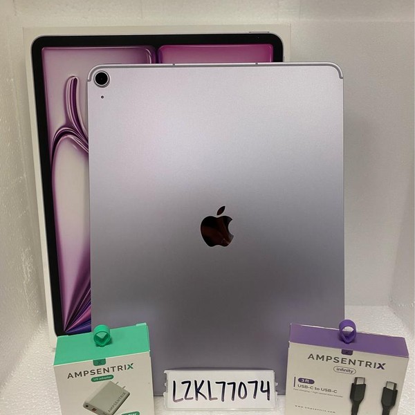 Apple iPad Air 13 inch (M3) 2025 - Unlocked, 128 GB, Purple