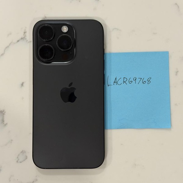 Apple iPhone 15 Pro - Unlocked, 128 GB, Black, A2848