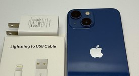 Good
													Apple iPhone 13 Mini - Unlocked, Blue, 128 GB, A2481, photo 4 of 5