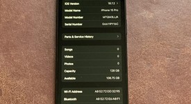 Fair
													Apple iPhone 15 Pro - Cricket, Black, 128 GB, A2848, photo 3 of 5