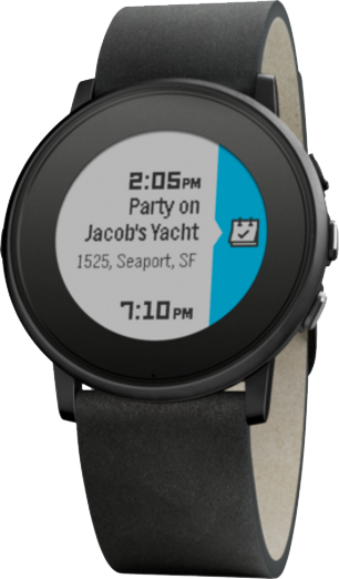 Pebble Time Round 20mm - Black