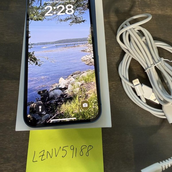 Apple iPhone 13 - Unlocked, 128 GB, Blue, A2482