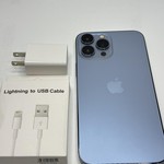 Good Apple iPhone 13 Pro Max - Unlocked, 128 GB, Sierra Blue, A2484