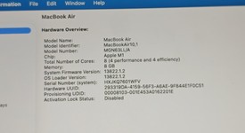 Good
													MacBook Air 2020 - 13" - Apple M1, Gray, 256 GB, 8 GB, photo 4 of 9