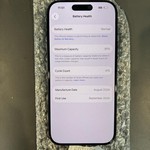 Good Apple iPhone 16 Pro - Unlocked, Black, 256 GB, A3083