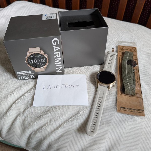 Garmin Fenix 7S - Gold, Sapphire Solar