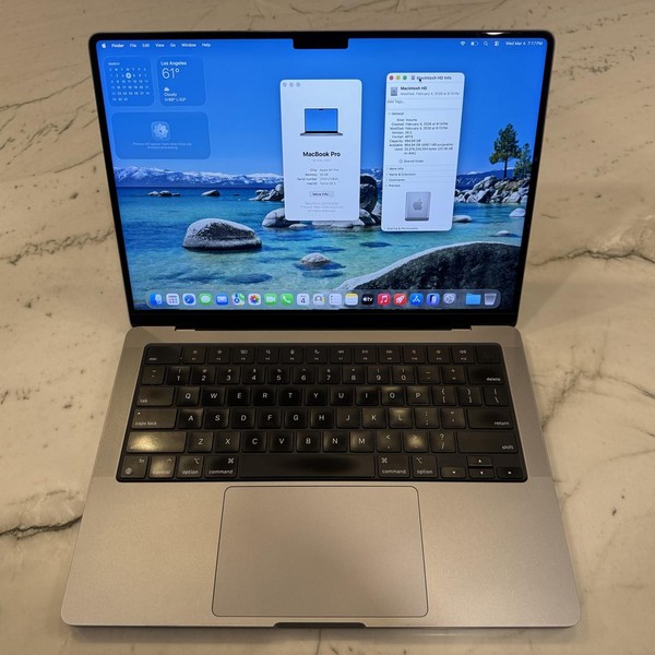 MacBook Pro 2021 - 14 inch - 1 TB, Gray, 16 GB, Apple M1 Pro 10-core