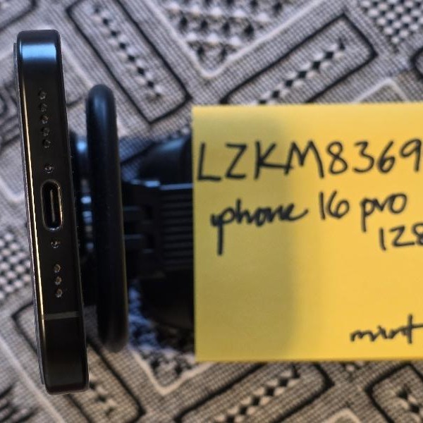 Apple iPhone 16 Pro - Unlocked, 128 GB, Black, A3083