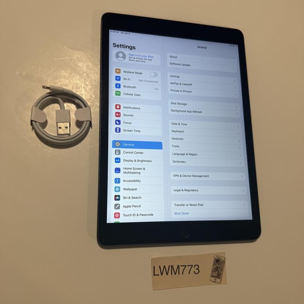Apple iPad 9th Gen - Unlocked, 64 GB, Gray, A2603