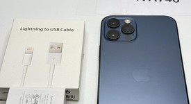 Good
													Apple iPhone 12 Pro - Unlocked, Pacific Blue, 256 GB, A2341, photo 4 of 5