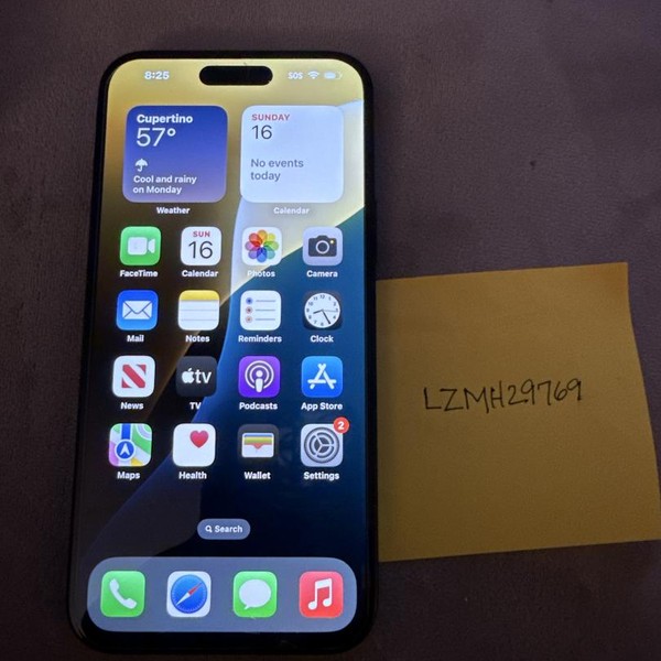 Apple iPhone 15 Plus - Unlocked, 128 GB, Black, A2847