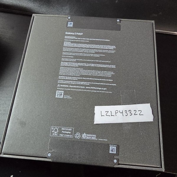 Samsung Galaxy Z Fold7 - Unlocked, 512 GB, Silver Shadow, 12 GB, SM-F966U1