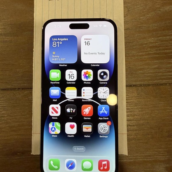 Apple iPhone 14 Pro Max - Unlocked, 128 GB, Black, A2651