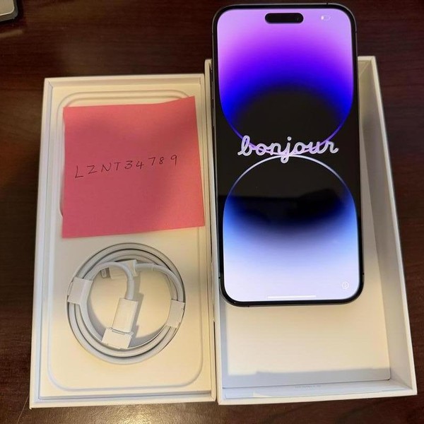 Apple iPhone 14 Pro Max - Unlocked, 128 GB, Purple, A2651