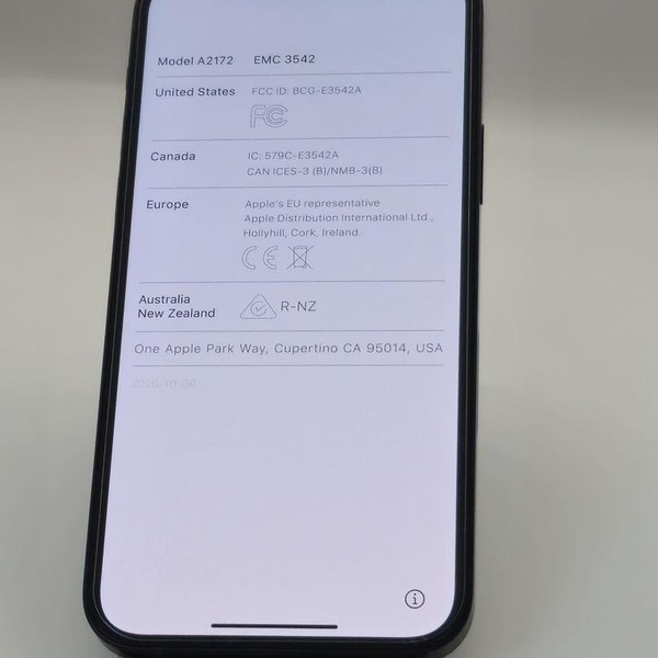 Apple iPhone 12 - Unlocked, Black, 64 GB, A2172