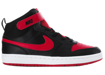Nike Court Borough Mid 2 Black University Red (GS) for sale