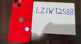 Good
													Apple iPhone 14 - Unlocked, Red, 128 GB, A2649, photo 1 of 6
