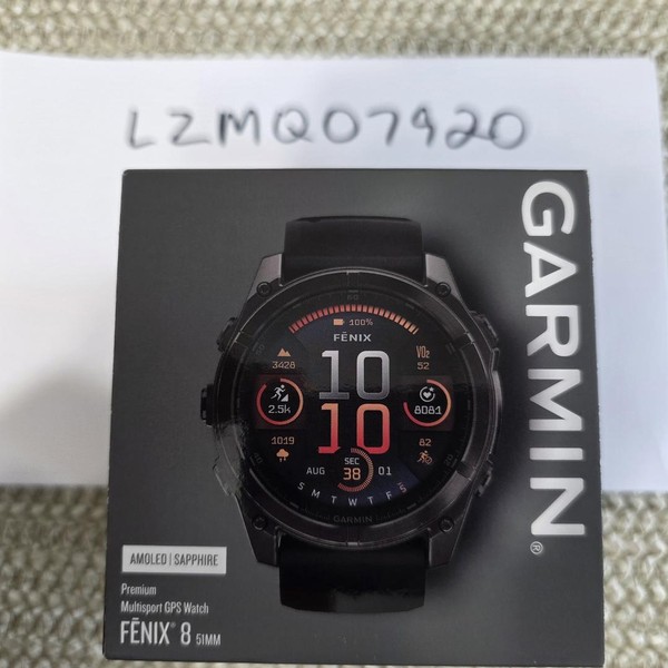 Garmin Fenix 8 - Carbon, AMOLED