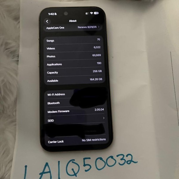 Apple iPhone Air - Spectrum, 256 GB, Light Gold, A3260