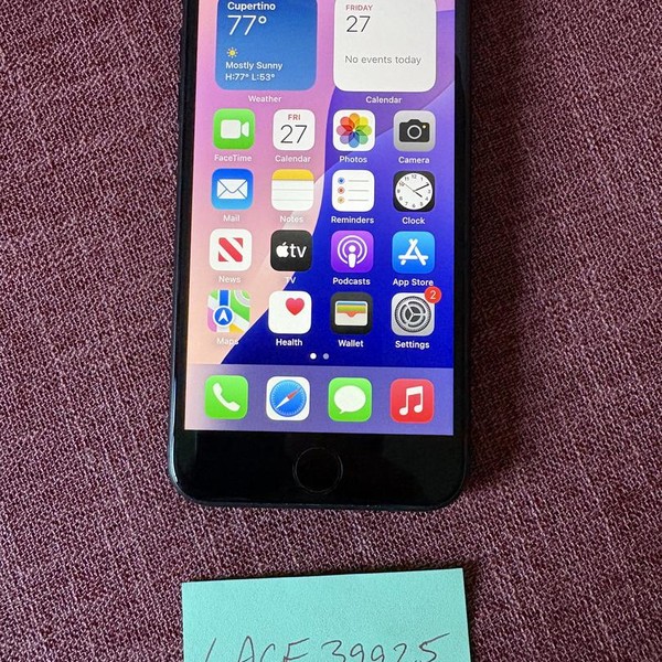 Apple iPhone SE 3rd Gen 2022 - Unlocked, 64 GB, Midnight, A2595