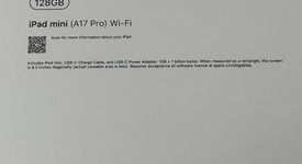 New
													Apple iPad Mini 7th Gen - Wi-Fi, Blue, 128 GB, A2993, photo 3 of 3