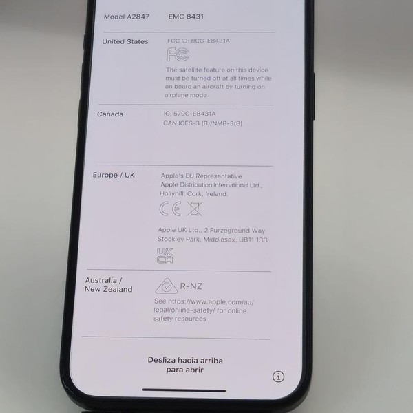 Apple iPhone 15 Plus - AT&T, 128 GB, Black, A2847