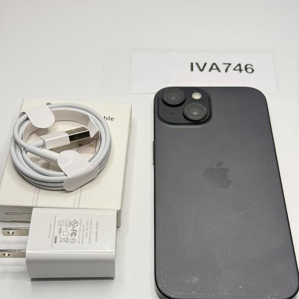 Apple iPhone 15 - Unlocked, 128 GB, Black, A2846
