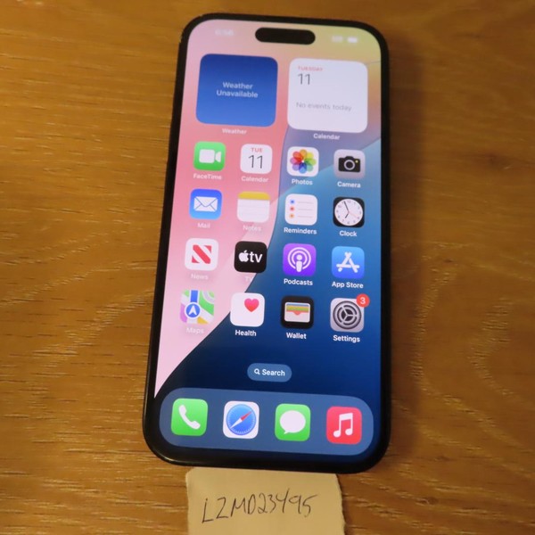 Apple iPhone 15 - T-Mobile, 128 GB, Black, A2846