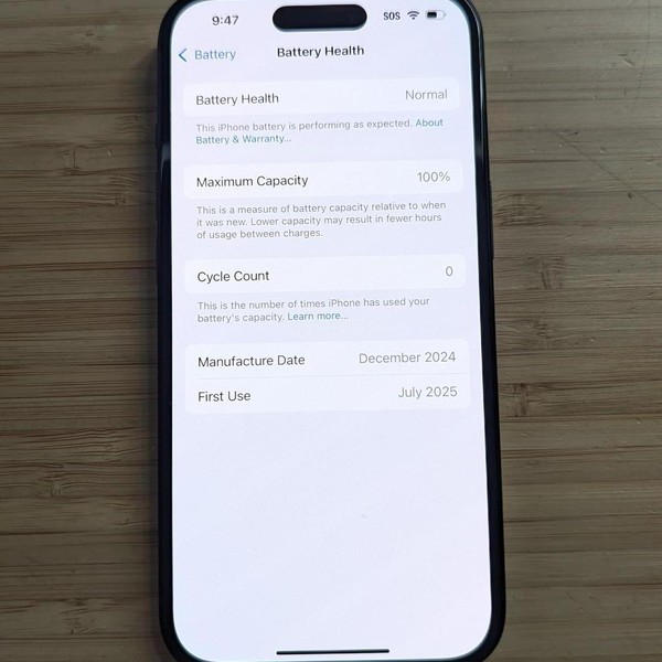 Apple iPhone 15 - Unlocked, 512 GB, Black, A2846