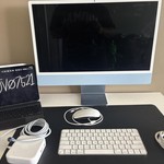 Good iMac 2021 24 inch - 256 GB, Blue, 8 GB, Apple M1