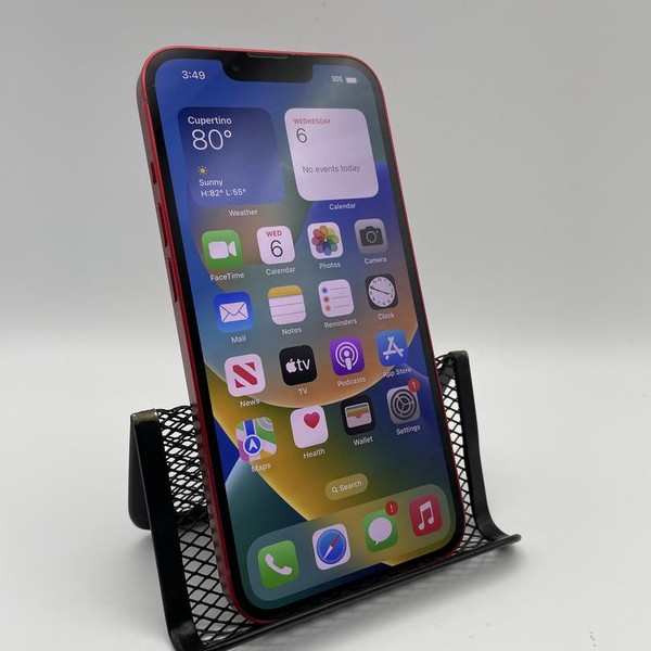 Apple iPhone 13 - Unlocked, Red, 128 GB, A2482