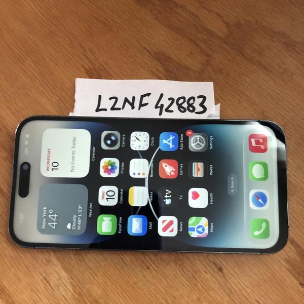 Apple iPhone 14 Pro Max - Unlocked, 128 GB, Black, A2651