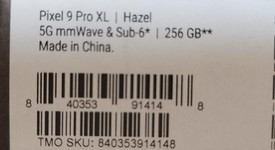 New
													Google Pixel 9 Pro XL - T-Mobile, Hazel, 256 GB, 16 GB, GGX8B, photo 5 of 5