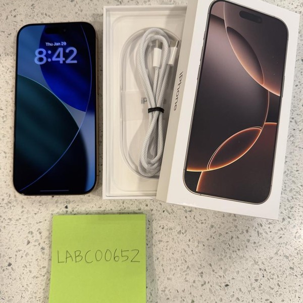 Apple iPhone 16 Pro - Unlocked, 512 GB, Desert, A3083