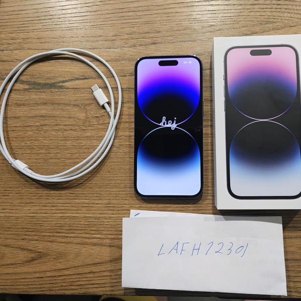 Apple iPhone 14 Pro - Unlocked, 128 GB, Purple, A2650