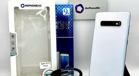 Good
													Samsung Galaxy S10 Plus - Unlocked, Ceramic White, 512 GB, 8 GB, SM-G975U1, photo 1 of 4