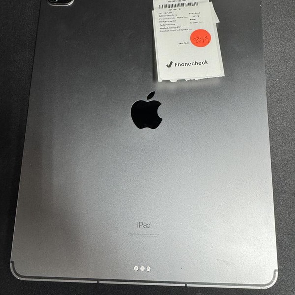 Apple iPad Pro 12.9 inch 5th Gen 2021 - Unlocked, 256 GB, Gray