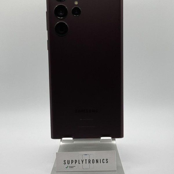 Samsung Galaxy S22 Ultra - Unlocked, 512 GB, Burgundy, 12 GB, SM-S908U1