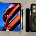Mint Motorola Razr Fold - Unlocked, 512 GB, PANTONE Blackened Blue
