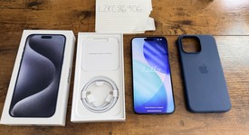 Mint
													Apple iPhone 15 Pro Max - Unlocked, Blue, 512 GB, A2849, photo 1 of 11