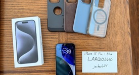 Good
													Apple iPhone 15 Pro - Unlocked, Blue, 128 GB, A2848, photo 1 of 13